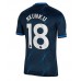 Tanie Strój piłkarski Chelsea Christopher Nkunku #18 Koszulka Wyjazdowej 2023-24 Krótkie Rękawy